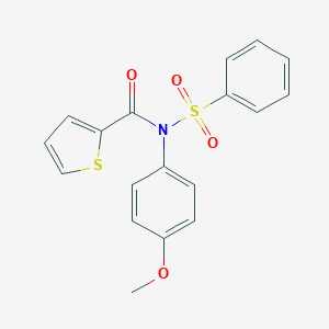 N-(4-methoxyphenyl)-N-(2-thienylcarbonyl)benzenesulfonamide