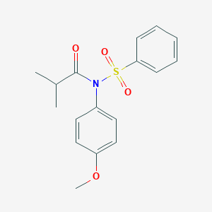 N-isobutyryl-N-(4-methoxyphenyl)benzenesulfonamide