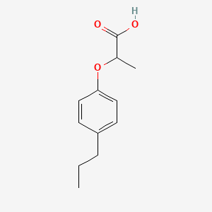 molecular formula C12H16O3 B2840663 2-(4-丙基苯氧)丙酸 CAS No. 25141-02-0