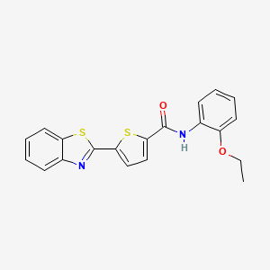 molecular formula C20H16N2O2S2 B2840686 5-(苯并[d]噻唑-2-基)-N-(2-乙氧基苯基)噻吩-2-甲酰胺 CAS No. 942034-38-0