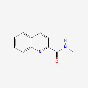 molecular formula C11H10N2O B2840720 N-甲基喹啉-2-甲酰胺 CAS No. 2632-42-0