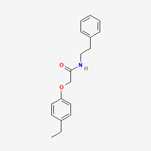 molecular formula C18H21NO2 B2840753 2-(4-乙基苯氧基)-N-(2-苯乙基)乙酰胺 CAS No. 303796-42-1