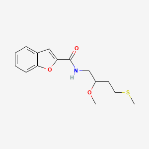 N-(2-Methoxy-4-methylsulfanylbutyl)-1-benzofuran-2-carboxamide