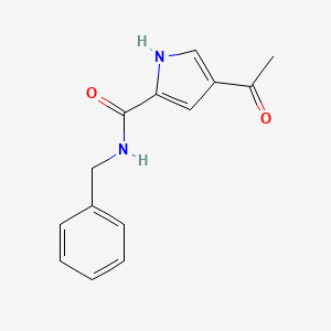 molecular formula C14H14N2O2 B2840777 4-乙酰基-N-苄基-1H-吡咯-2-甲酰胺 CAS No. 478249-61-5
