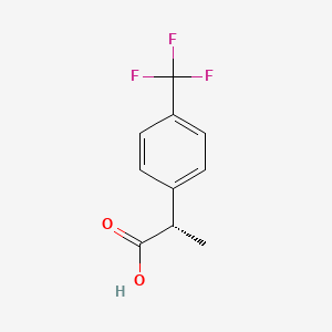 (2S)-2-[4-(Trifluoromethyl)phenyl]propanoic acid