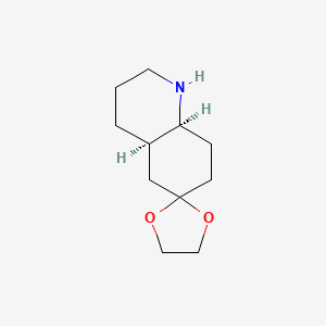 (4'AR,8'aS)-octahydro-1'H-spiro[1,3-dioxolane-2,6'-quinoline]