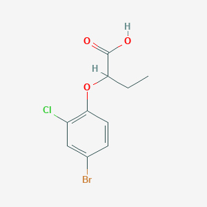 2-(4-Bromo-2-chlorophenoxy)butanoic acid