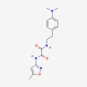 molecular formula C16H20N4O3 B2840834 N1-(4-(dimethylamino)phenethyl)-N2-(5-methylisoxazol-3-yl)oxalamide CAS No. 954011-02-0