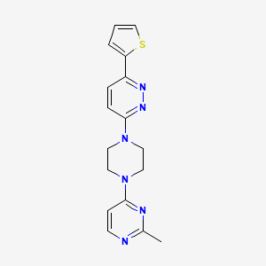 3-[4-(2-Methylpyrimidin-4-yl)piperazin-1-yl]-6-(thiophen-2-yl)pyridazine