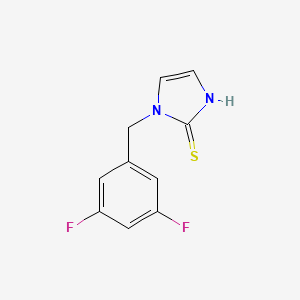 molecular formula C10H8F2N2S B2840872 1-(3,5-二氟苄基)-2-巯基咪唑 CAS No. 95333-81-6