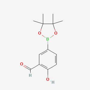 2-Hydroxy-5-(4,4,5,5-tetramethyl-1,3,2-dioxaborolan-2-YL)-benzaldehyde