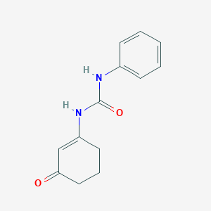 molecular formula C13H14N2O2 B2840890 3-(3-Oxocyclohex-1-en-1-yl)-1-phenylurea CAS No. 300680-10-8