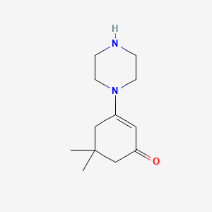 5,5-Dimethyl-3-piperazin-1-yl-cyclohex-2-enone