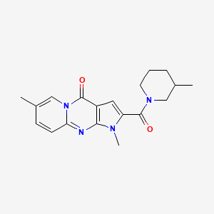 1,7-dimethyl-2-(3-methylpiperidine-1-carbonyl)pyrido[1,2-a]pyrrolo[2,3-d]pyrimidin-4(1H)-one