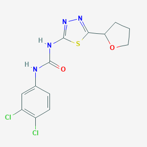 N-(3,4-dichlorophenyl)-N'-(5-tetrahydro-2-furanyl-1,3,4-thiadiazol-2-yl)urea