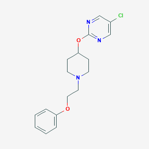 5-Chloro-2-[1-(2-phenoxyethyl)piperidin-4-yl]oxypyrimidine