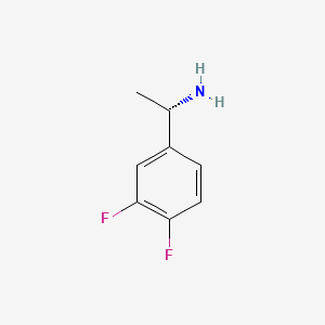 molecular formula C8H9F2N B2841044 (S)-1-(3,4-Difluorophenyl)ethanamine CAS No. 321318-17-6