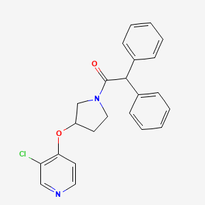 1-(3-((3-Chloropyridin-4-yl)oxy)pyrrolidin-1-yl)-2,2-diphenylethanone