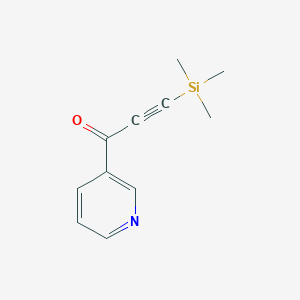 molecular formula C11H13NOSi B2841079 1-(3-吡啶基)-3-(三甲基硅基)-2-丙炔-1-酮 CAS No. 433292-23-0