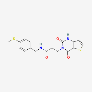 3-(2,4-dioxo-1,2-dihydrothieno[3,2-d]pyrimidin-3(4H)-yl)-N-(4-(methylthio)benzyl)propanamide