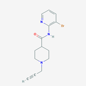 N-(3-bromopyridin-2-yl)-1-(prop-2-yn-1-yl)piperidine-4-carboxamide