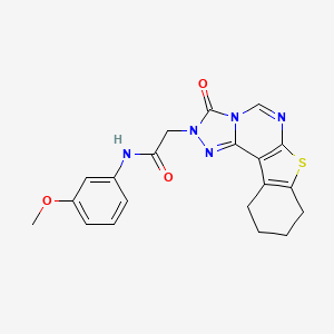molecular formula C20H19N5O3S B2841122 Chembl4518497 CAS No. 1207014-06-9