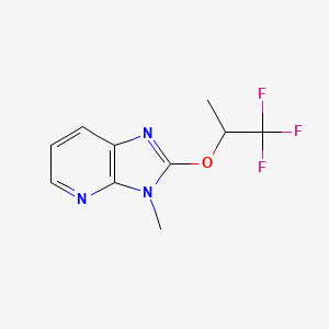 3-methyl-2-[(1,1,1-trifluoropropan-2-yl)oxy]-3H-imidazo[4,5-b]pyridine