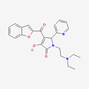 4-(benzofuran-2-carbonyl)-1-(2-(diethylamino)ethyl)-3-hydroxy-5-(pyridin-2-yl)-1H-pyrrol-2(5H)-one