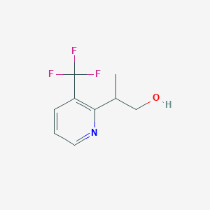 2-[3-(Trifluoromethyl)pyridin-2-yl]propan-1-ol