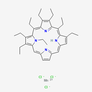 Manganese(3+);2,3,5,7,8,18,20,22-octaethyl-21H-porphyrin;trichloride