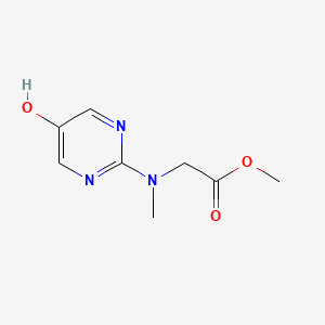 molecular formula C8H11N3O3 B2841234 Methyl 2-[(5-hydroxypyrimidin-2-yl)-methylamino]acetate CAS No. 2089158-70-1