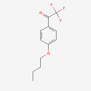 molecular formula C12H13F3O2 B2841237 1-(4-Butoxyphenyl)-2,2,2-trifluoroethanone CAS No. 159835-77-5