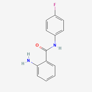 B2841244 2-amino-N-(4-fluorophenyl)benzamide CAS No. 216502-06-6