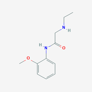 molecular formula C11H16N2O2 B2841275 2-(ethylamino)-N-(2-methoxyphenyl)acetamide CAS No. 900641-64-7