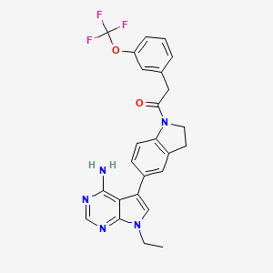 molecular formula C25H22F3N5O2 B2841284 Ripk1-IN-7 CAS No. 2300982-44-7