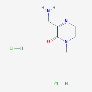 3-(Aminomethyl)-1-methyl-1,2-dihydropyrazin-2-one dihydrochloride