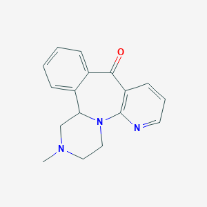 molecular formula C17H17N3O B028413 10-氧米氮平（米氮平杂质 F） CAS No. 191546-97-1