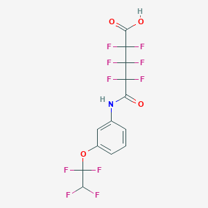 2,2,3,3,4,4-Hexafluoro-4-(N-(3-(1,1,2,2-tetrafluoroethoxy)phenyl)carbamoyl)butanoic acid