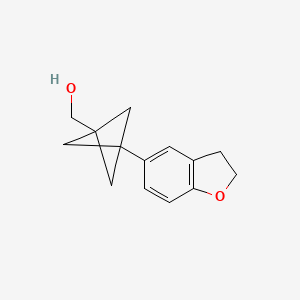 [3-(2,3-Dihydro-1-benzofuran-5-yl)-1-bicyclo[1.1.1]pentanyl]methanol