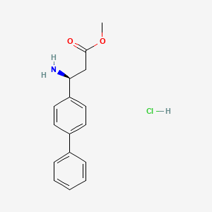 Methyl (S)-3-([1,1'-biphenyl]-4-yl)-3-aminopropanoate hydrochloride