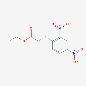 molecular formula C10H10N2O6S B2841374 Ethyl [(2,4-dinitrophenyl)thio]acetate CAS No. 85196-28-7