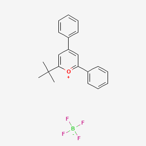 molecular formula C21H21BF4O B2841375 2-tert-Butyl-4,6-diphenyl--pyran-1-ylium tetrafluoroborate CAS No. 7594-23-2