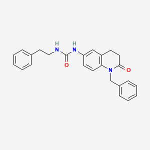 1-(1-Benzyl-2-oxo-1,2,3,4-tetrahydroquinolin-6-yl)-3-phenethylurea