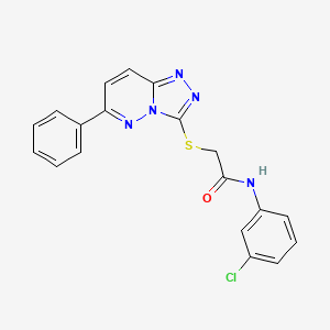 N-(3-chlorophenyl)-2-((6-phenyl-[1,2,4]triazolo[4,3-b]pyridazin-3-yl)thio)acetamide