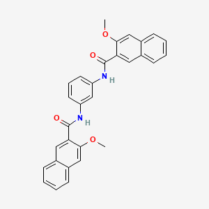 N,N'-(1,3-phenylene)bis(3-methoxy-2-naphthamide)