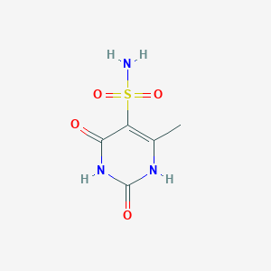 molecular formula C5H7N3O4S B2841445 6-Methyl-2,4-dioxo-1,2,3,4-tetrahydropyrimidine-5-sulfonamide CAS No. 446268-22-0
