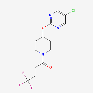 1-[4-(5-Chloropyrimidin-2-yl)oxypiperidin-1-yl]-4,4,4-trifluorobutan-1-one
