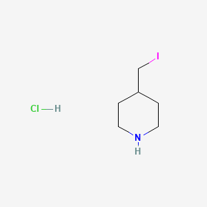molecular formula C6H13ClIN B2841483 4-(Iodomethyl)piperidine Hydrochloride CAS No. 1353976-20-1