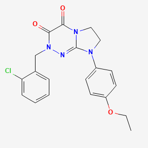 2-(2-chlorobenzyl)-8-(4-ethoxyphenyl)-7,8-dihydroimidazo[2,1-c][1,2,4]triazine-3,4(2H,6H)-dione