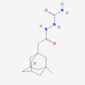 [[2-(3-Methyl-1-adamantyl)acetyl]amino]urea